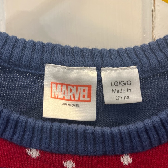 Spiderman Marvel Crewneck Christmas Sweater LG - Picture 2 of 8